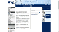 Desktop Screenshot of medicare-cpap.de